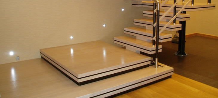 Silestone Treppen in Weiß